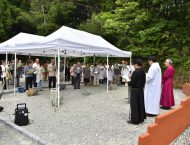 磯山聖ヨハネ教会聖堂聖別式・祈りの庭祝福式