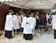 磯山聖ヨハネ教会聖堂聖別式・祈りの庭祝福式